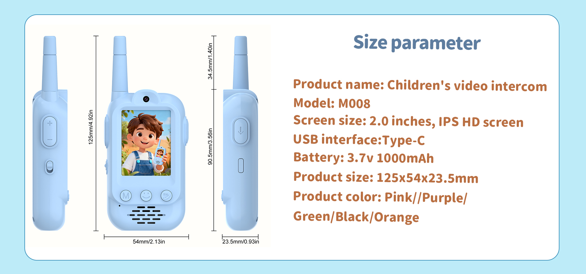 smart band with temperature sensor