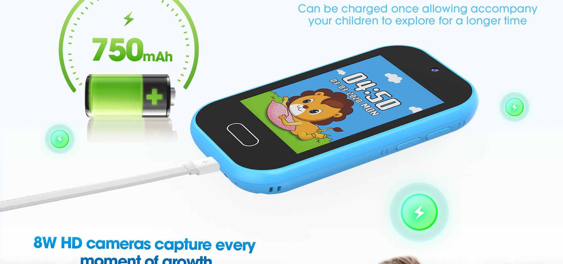 smart band with temperature sensor