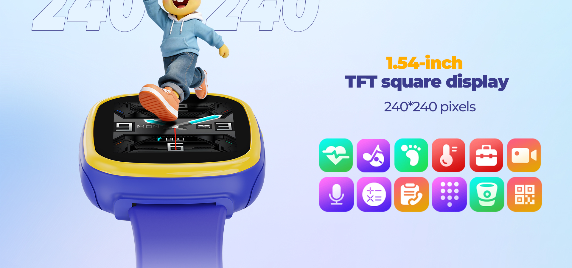 smart band with temperature sensor